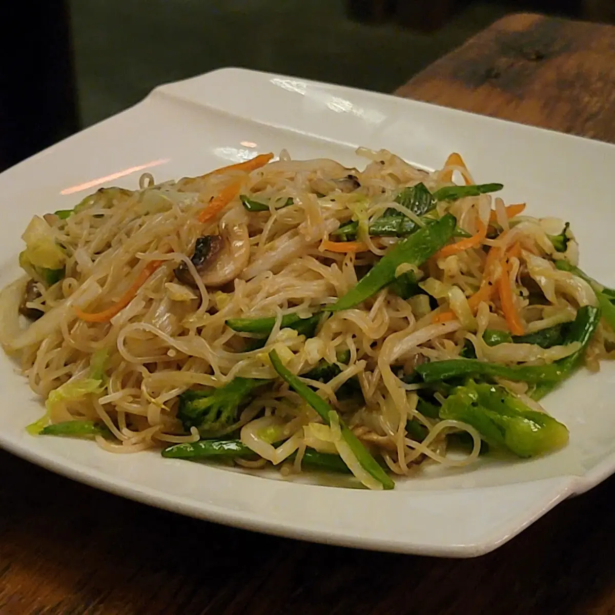 vegetable mai fun 素炒米粉